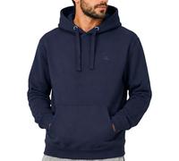 Iron Mountain Men's Fleece Hoodie with Kangaroo Pocket Workwear Warm Soft Pullover Cotton Blend Lightweight Durable Winter Hooded Sweatshirt for Men Casual Wear (Navy, XL)