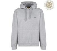 Iron Mountain Men's Fleece Hoodie with Kangaroo Pocket Workwear Warm Soft Pullover Cotton Blend Lightweight Durable Winter Hooded Sweatshirt for Men Casual Wear (Light Grey Marl, 3XL)