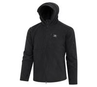Iron Mountain Men's Heavy Fleece Thermal Face Protection Hooded Sweater Jacket in Black | Size: Small Iron Mountain Black S