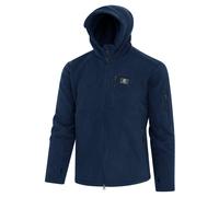 Iron Mountain Men's Heavy Fleece Thermal Face Protection Hooded Sweater Jacket in Navy | Size: 4XL Iron Mountain Navy 4XL