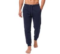 Iron Mountain Men's Jogging Bottoms Reclaimed Yarn Sweatpants Comfortable Jog Pants, Navy, M
