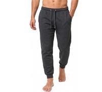 Iron Mountain Men's Jogging Bottoms Reclaimed Yarn Sweatpants Comfortable Jog Pants, Charcoal Marl, L