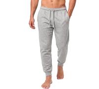 Iron Mountain Mens Joggers Fleece Tracksuit Bottoms, Light Grey Marl, 3XL | Anti-Pill Fabric, Cotton Blend, Elastic Waist, Practical Pockets, Ribbed Cuffs, Stretchable, Workwear, Active & Casualwear