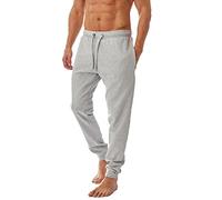 Iron Mountain Mens Reclaimed Yarn Eco Friendly Jogging Bottoms Sweatpants, Light Grey Marl, S