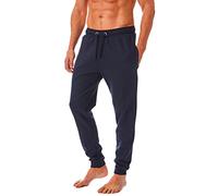 Iron Mountain Men's Jogging Bottoms Reclaimed Yarn Sweatpants Comfortable Jog Pants, Navy, L