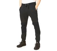 Iron Mountain Men's Knee Pad Pockets Cuffed Work Sweatpants in Black | Size: Medium Iron Mountain Black M