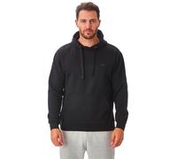 Iron Mountain Men's Fleece Hoodie with Kangaroo Pocket Workwear Warm Soft Pullover Cotton Blend Lightweight Durable Winter Hooded Sweatshirt for Men Casual Wear (Black, S)