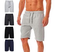 Iron Mountain Mens Reclaimed Yarn Eco Friendly Anti Pil Flexible Comfortable Fleece Short, Light Grey Marl, Medium