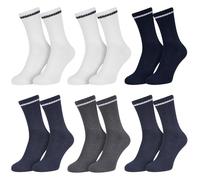 Iron Mountain Men's Sports Socks 12 Pack - Soft Touch Cotton Blend Crew Socks, Breathable Multipack Training & Everyday Socks (One Size, UK 6-11 & EU 40-46)