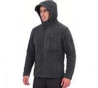 Iron Mountain Men's Technical Fleece Zip Hoodie with Multiple Pockets Warm Durable Heavy-Duty Wind Resistant Anti-Pill Thermal Hooded Sweatshirt for Men Outdoor Winter Casual Wear (Charcoal Marl, XXL)