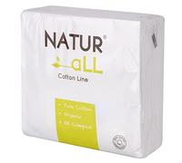 NaturAll pack of 50 Biodegradable Compostable Sustainable Cotton Napkins