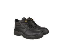 Iron Mountain Unisex Leather Safety Boots S3 SRC Steel Toe Cap Midsole Protection Waterproof Anti Slip Anti-Static Work Boots Industrial Construction Footwear (UK 6 / EU 40)