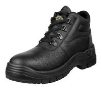 Iron Mountain Unisex Leather Safety Boots S3 SRC Steel Toe Cap Midsole Protection Waterproof Anti Slip Anti-Static Work Boots Industrial Construction Footwear (UK 9 / EU 43)