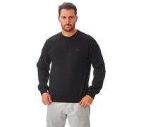 Iron Mountain IMSWT205 Men's Reclaimed Yarn Anti Pil Top Jumper Pullover Sweater Crew Neck Soft Fleece Sweatshirt, Black, XXL