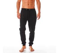 Iron Mountain Men's Jogging Bottoms Reclaimed Yarn Sweatpants Comfortable Jog Pants, Black, L