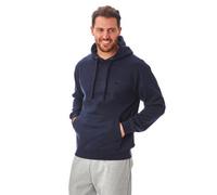 Iron Mountain Mens Soft Fleece Pullover Hooded Hoodie, Reclaimed Yarn Eco Friendly Top, Navy, 4X-Large