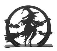 Iron Napkin Holder Freestanding Modern Restaurant Table Decoration | Black, Smooth round Edges, Convenient Storage, Unique Creative Style for Party and Cafe Use