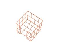 Iron Note Holder 27x95x80mm Metal Note Storage Box Memo Pad Block Holder Notepads Box for Desk Organization Memo Pad with Pen