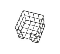 Iron Note Holder 27x95x80mm Metal Note Storage Box Memo Pad Block Holder Notepads Box for Desk Organization Storage