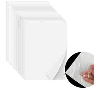Iron On Adhesive Sheets 20PCS, Heavy Weight Double-Sided Heat Melt Fabric Glue Sheet, A4 Size Fusible Adhesive Sheets, Press-on Patch Iron On Tape, Fusible Interfacing For Sewing, Heat And Bond