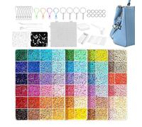 Iron On Beads - DIY Craft Set - DIY Fusion Beads Kit | For Teens Adults Birthday School Projects Family Activity Indoor Game Party Favors