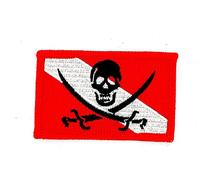Iron-on Embroidered Patch Death Head Scuba Dive Diver Flag