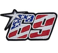 IRON ON EMBROIDERED PATCH ,Nicky Hayden 69 GP V1,