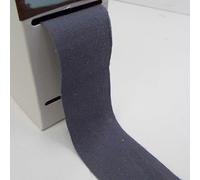 Iron On Fabric Cotton Tape 35mm 956D, 018 Middle Grey, 2 Metres