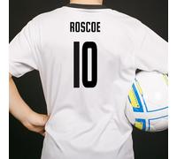 Iron-On Football Numbers & Letters, Custom Heat Transfer Vinyl for Shirts, Create Personalised Football Kits, Team Jerseys & Event Clothing, Durable, Wash-Resistant, Quick-Press Transfers