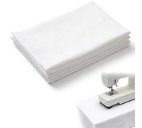 Iron On Interfacing Fabric for Sewing 1m x 3m White Medium Weight Single Sided Fusible Interfacing for Sewing Quilting Crafting Dress Making Iron-On Adhesive Interfacing Fabric Sewing-Specific Lining