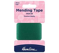 Iron-On Mending//Repair Tape 100cmx38mm: Green