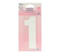 Iron-On Number 1 White