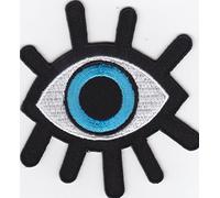 iron on patch Emboidrey Blue Eye Big Brother is watching, Eye in the sky