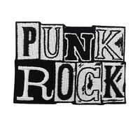 Iron-on Patch - Punk Rock | Punkers Embroidery Patch, Anarchy ironable Patch, Punks not Dead Badges Finally Home