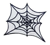 Iron-on Patch - Spider Web | Spiders Iron on Patches, Halloween Embroidery Patch, Cobwebs ironable Patch, Gothic Badges Finally Home