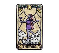 Iron-on Patch - The Fool Tarot Card | Astrology Iron on Patches, Tarot Cards Embroidery Patch, Zodiac Signs ironable Patch, Girls Badges Finally Home