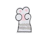 Iron on Patches 10pcs Cute Dog Paw Embroidery Cloth Sticker Puppy Kitten Patch Computer Chapter Boy(Color 6)