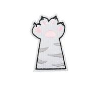 Iron on Patches 10pcs Cute Dog Paw Embroidery Cloth Sticker Puppy Kitten Patch Computer Chapter Boy(Color 12)