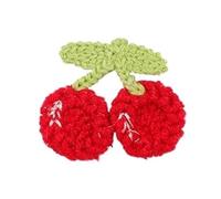 Iron On Patches 10pcs Embroidered Cloth Stickers Cartoon Fruit Series Small Knitted Hair Accessories Clothing(8)