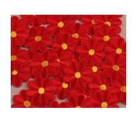 Iron On Patches 10PCS Flower Daisy Embroidery Patches Thermoadhesive Patch Iron On for Clothing Cartoon Stickers Hat Badge(Sliver Metal)