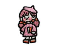 Iron on Patches 10pcs Handmade Embroidery Cute Little Girl Patch Sticker DIY Dress Up Accessories Boy Chapter(Color 6)