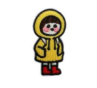 Iron on Patches 10pcs Handmade Embroidery Cute Little Girl Patch Sticker DIY Dress Up Accessories Boy Chapter(Color1)