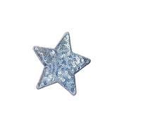 Iron On Patches 10pcs Sequins Glitter Star Ironing Patch Embroidery Cloth Jacket Bag Hat Decor Accessories Flash Star Patch DIY Craft Supplies(Color 16,Small(6 * 6cm))