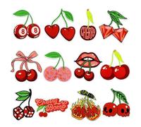 Iron-on Patches - 12 Pieces Embroidery for Clothing | Crafts Accessories for Knitting Garments Hats Dresses Jeans