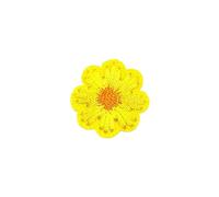 Iron On Patches 16 Pcs Flower Embroidered Patches for Clothing Small Stripes Fabrics Iron On Bulk Mix Pack Sew Sets(Y159c021-16pcs)