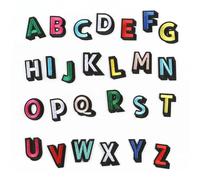 Iron On Patches 26Pc Letters Clothes Embroidered Appliques Iron On Patches Badge Sticker for DIY Clothing Apparel Sew Craft Accessories