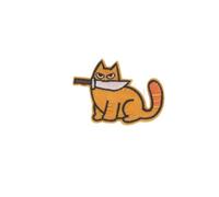 Iron on Patches 6.5cmx4.5cm 10 Piece Funny Cat Embroidered Patch Iron On Cartoon Animal Applique for Clothes Backpack(Color 1)