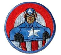 Iron on Patches - Avengers 'Captain America 2' - Colorful - 6 x 6 cm - by Marvel© Application Embroided Patch Badges