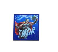 Iron on Patches - Avengers Thor Comic - Blue - 5,8 x 5,6 cm - by Marvel© Application Embroided Patch Badges