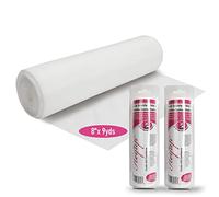 Iron-On Prevent Scratchy or Itchy Stitch Backing Stabilizers 8'' x 9yds, Cut Away Soft Touch Backing for Sensitive Skin, Babies, and Embroidery Garments - 2 Pack